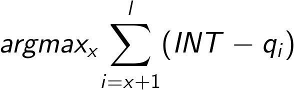 BWA trimming equation